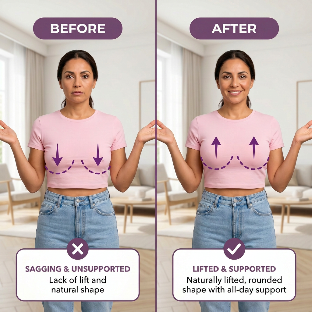 BellaLift™ Invisible Push-Up Bra